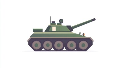 Military tank illustration (2)
