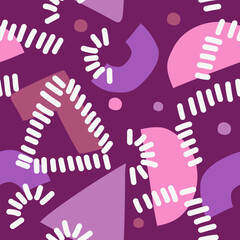 Abstract background with hand drawn pattern design
