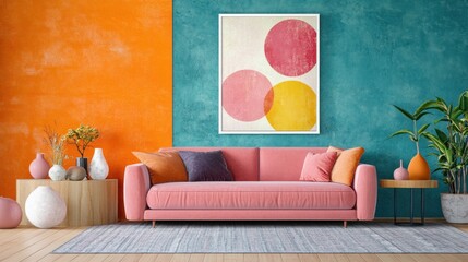 Living Room Interior with Modern Design