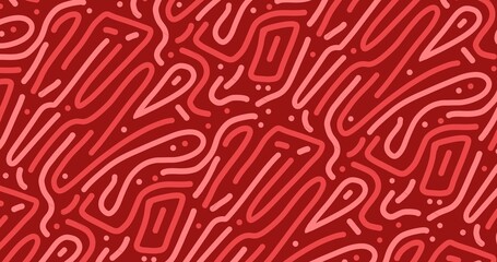 4K abstract background with flowing red and pink lines. Modern and bold design, perfect for textiles, wallpapers, packaging, and creative backgrounds.