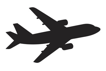 Obraz premium Airplane Flying Illustration for Travel Graphics, Aviation Art, Sky Journey Design