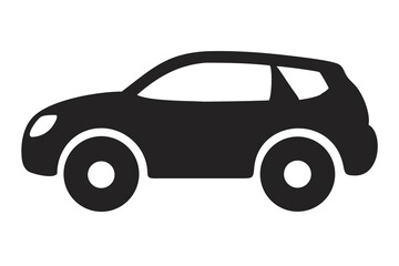 Fototapeta premium Car Icon Illustration for Vehicle Graphics, Automotive Design, Transportation Symbol