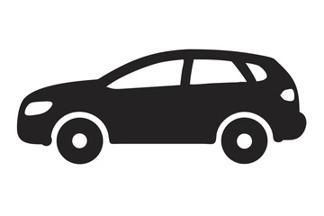 Fototapeta premium Car Icon Illustration for Vehicle Graphics, Automotive Design, Transportation Symbol