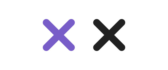 Fototapeta premium Cross Mark 