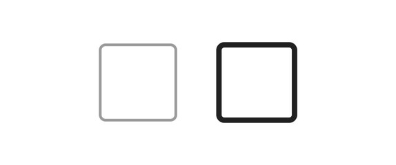 Large Square Outline
