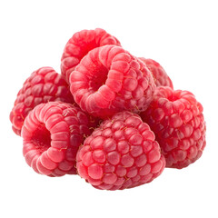 Fresh raspberries stacked together for a healthy snack option