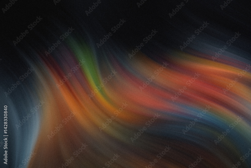 Poster diabetes text with colorful splash effect and reflection against a dark background visual art
