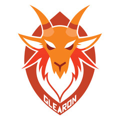 Hedgezor Mascot Logo on White Background