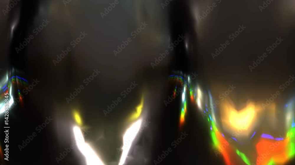 Poster abstract dark background animation with colorful lights