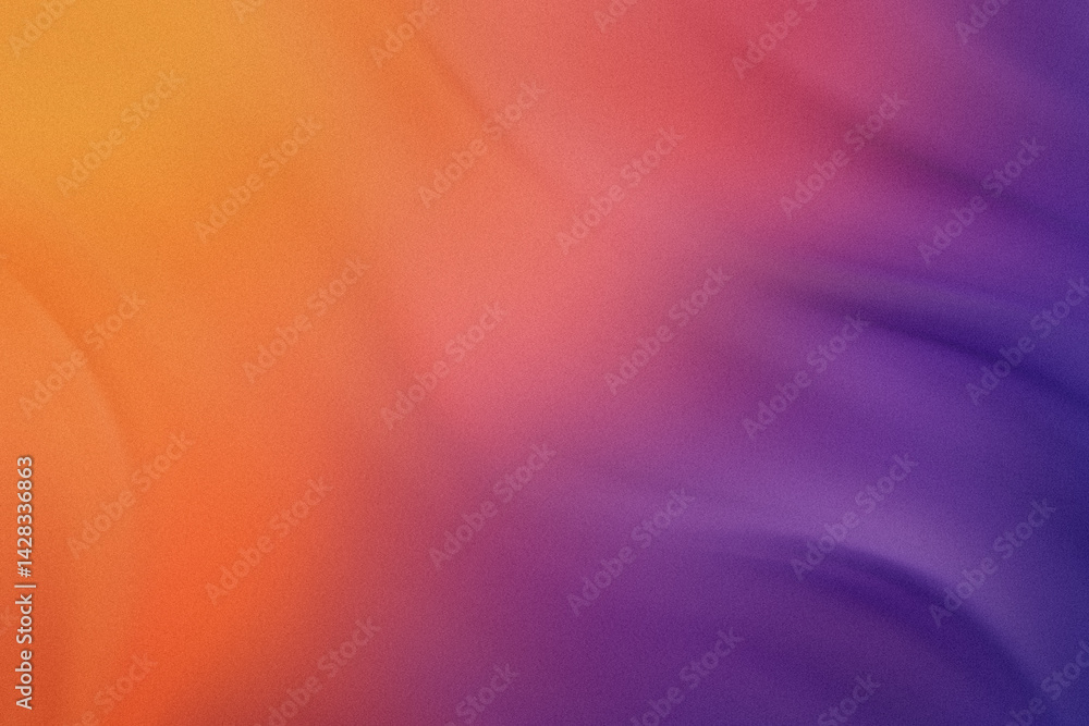 Poster abstract gradient background featuring a blend of orange purple and blue colors with soft textures f