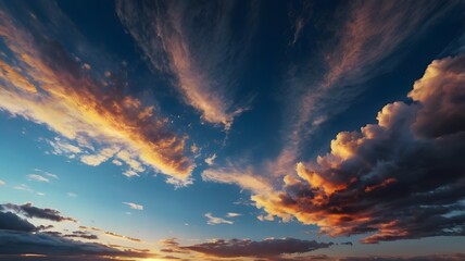 Cotton Candy Skies & Golden Hour Dreams: Where Sunset Kisses the Clouds. The sky transforms into a living canvas—powder-blue horizons melting into warm hues of peach, rose gold, and amber. 
