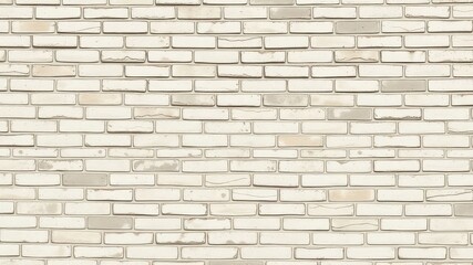 Obraz premium White Brick Wall Texture Background Seamless Pattern for Design Projects