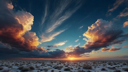 Cotton Candy Skies & Golden Hour Dreams: Where Sunset Kisses the Clouds. The sky transforms into a living canvas—powder-blue horizons melting into warm hues of peach, rose gold, and amber. 