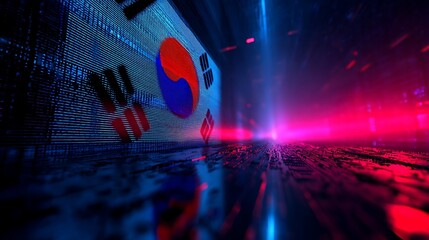 Digital South Korean flag