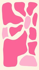 Illustration of pink and cream Abstract Background Seamless Background