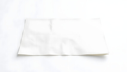 Clean White Fabric Rectangle High-Resolution Photo