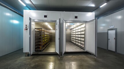 Refrigerated chamber for storing food Cold storage unit for perishable items
