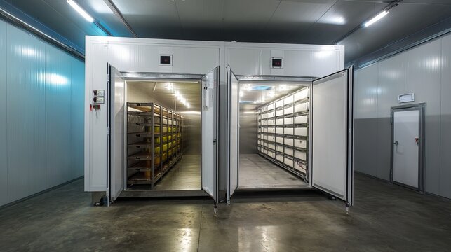 Refrigerated chamber for storing food Cold storage unit for perishable items