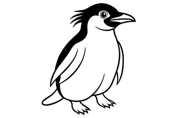 Penguin Outline Vector