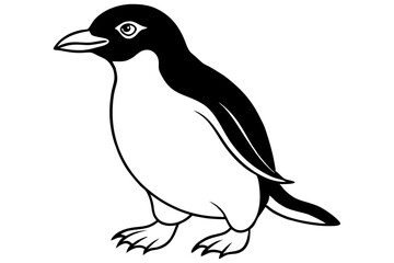 Penguin Outline Vector