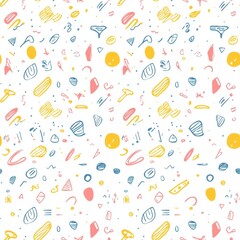 Diverse array of different shapes forming an engaging and dynamic pattern for visual appeal