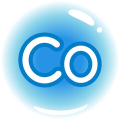 Carbon Co Element Icon 

