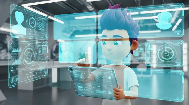 Scientist in a Digital Research Lab