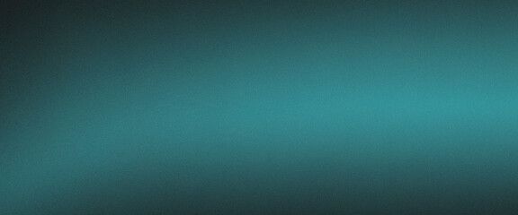 Teal Gradient Background: A Smooth Transition of Color Blurred with Noise