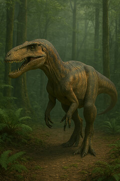 Carcharodontosaurus vertically align img , best for any project about extinct creatures, etc... 