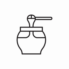 honey icon vector sign