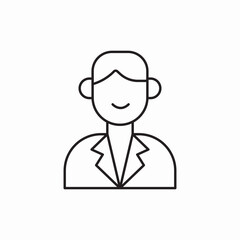 man person icon vector sign
