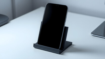 Sleek Modern Phone Stand Minimalist Desk Organizer for Smartphones