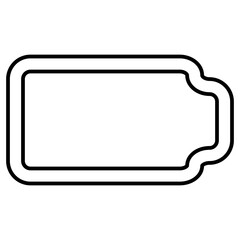 simple empty battery 