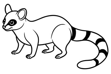 Ringtail Outline