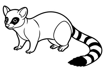 Ringtail Outline