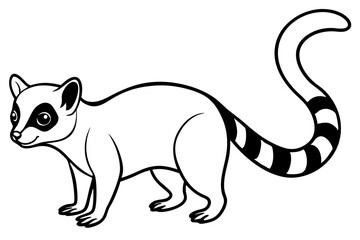 Ringtail Outline
