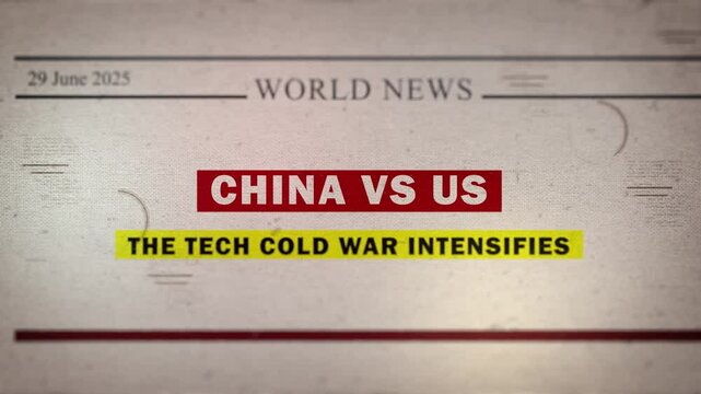 China vs US The Tech Cold War Intensifies