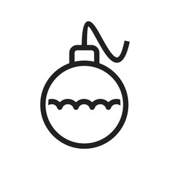 Decoration Ball icon vector image. Suitable for mobile apps, web apps and print media.