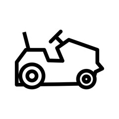 Farm Vehicles icon vector image. Suitable for mobile apps, web apps and print media.
