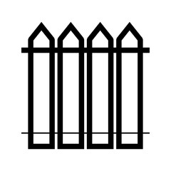 Fence icon vector image. Suitable for mobile apps, web apps and print media.