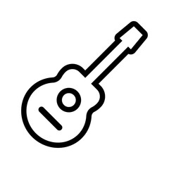 Guitar icon vector image. Suitable for mobile apps, web apps and print media.