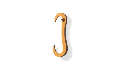 Decorative wooden hook