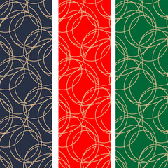 High-Resolution Seamless Pattern with Complex Geometric Symmetry