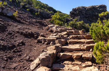 Stone mountain path .