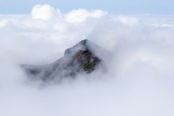 The volcano in Madeira.