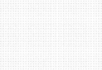 Pattern printable texture for bullet journal. Dotted squared black grid graph paper template for notebooks. Dotted background. Graphic design simple sheet.