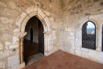Fototapeta premium Medieval door in Leira Castle
