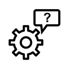 Support and Help icon vector image. Suitable for mobile apps, web apps and print media.