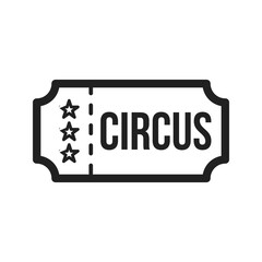 Ticket icon vector image. Suitable for mobile apps, web apps and print media.