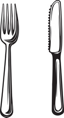 fork and knife